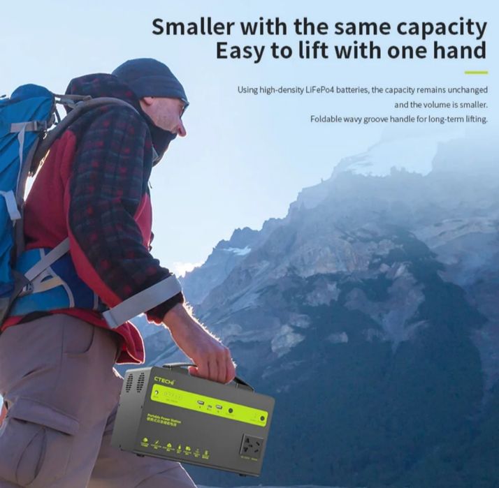 Зарядная станция 300Вт, CTECHI 300BT, электростанция, аккумулятор