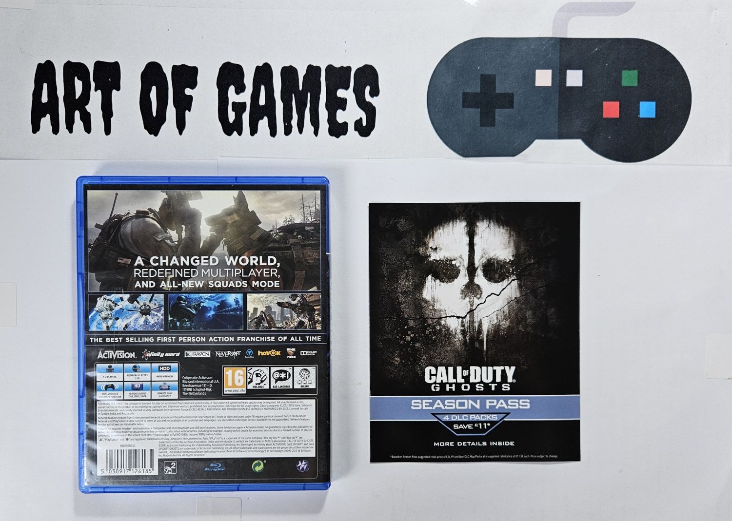 Call of Duty Ghosts Ps4 Ps5 Playstation 4 5 COD Call of Duty Ghost