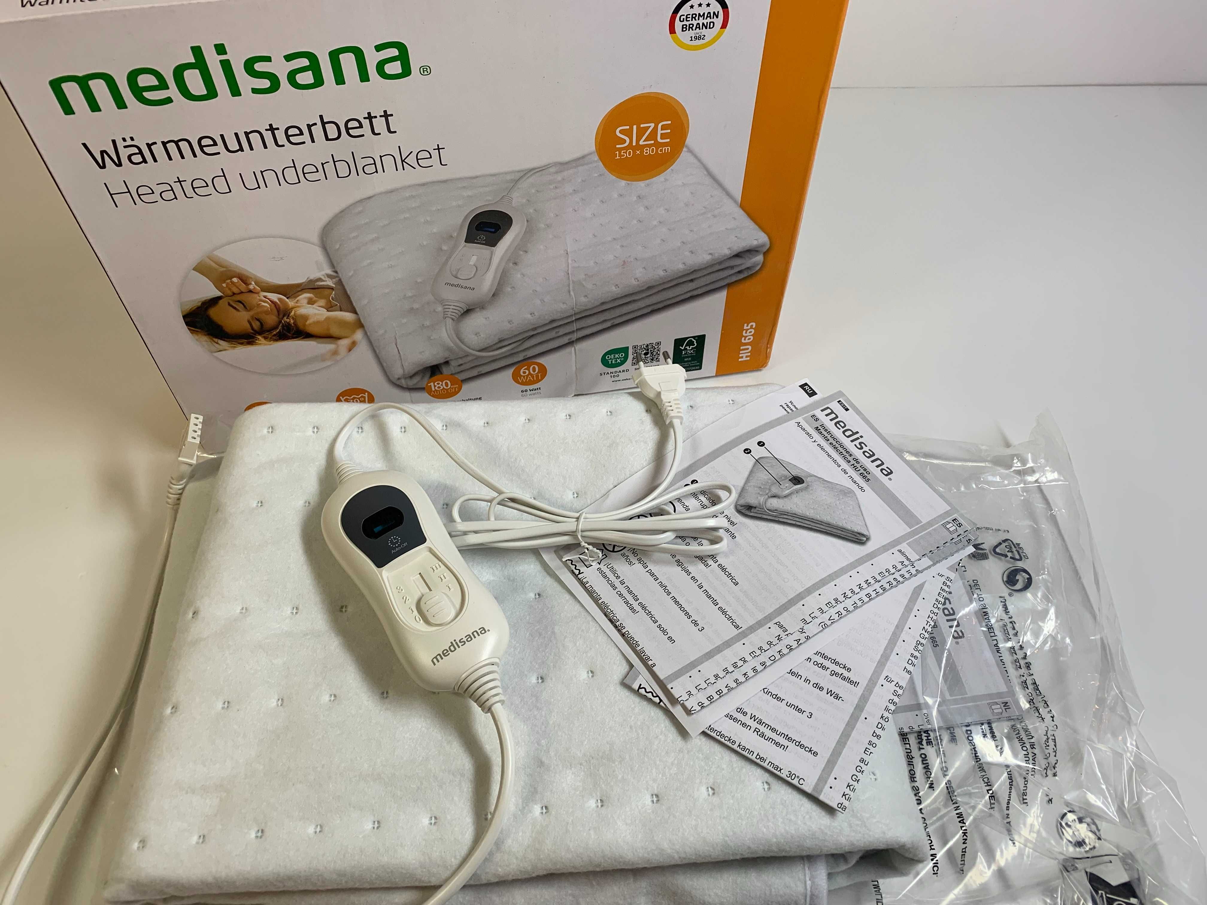 Medisana HU 665 mata grzewcza pod materac ogrzewanie 150x80 OEKO-TEX