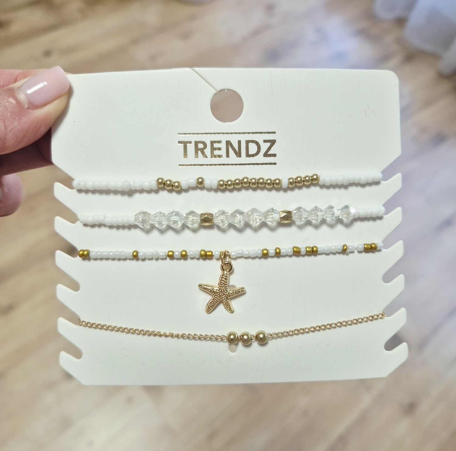 Zestaw letnich bransoletek styl Dziubeka Artelioni