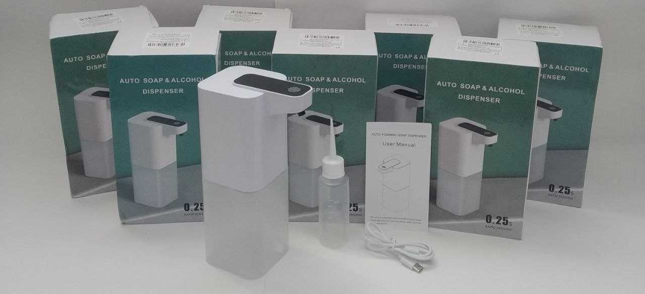 Диспенсер сенсорний, дозатор автоматический для жидкого мыла