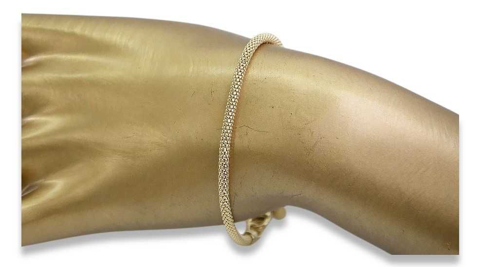 Złota bransoletka 14k 585 włoska Linka ażurowa cb075y Wrocław