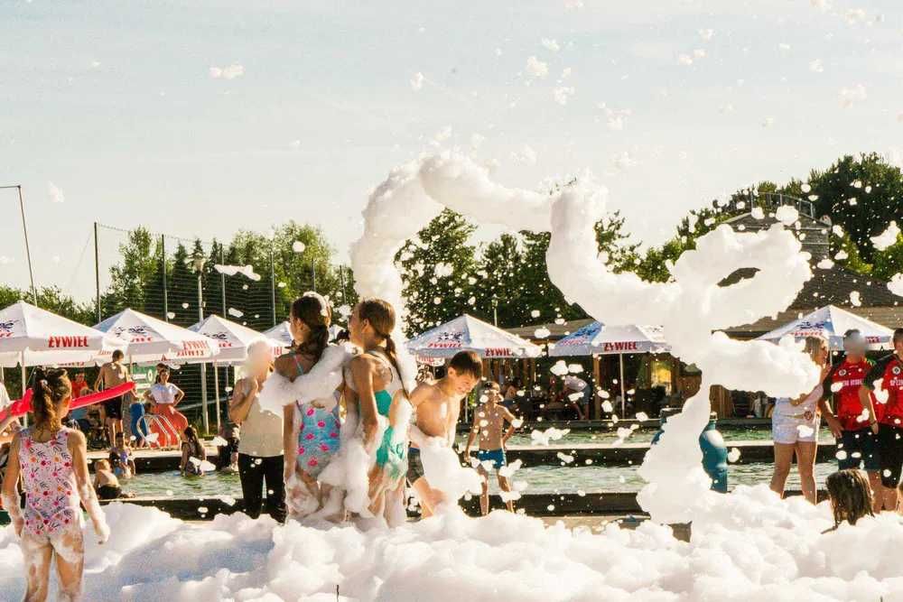 Piana party wytwornica do piany 360 armatka dmuchaniec zjeżdżalnia