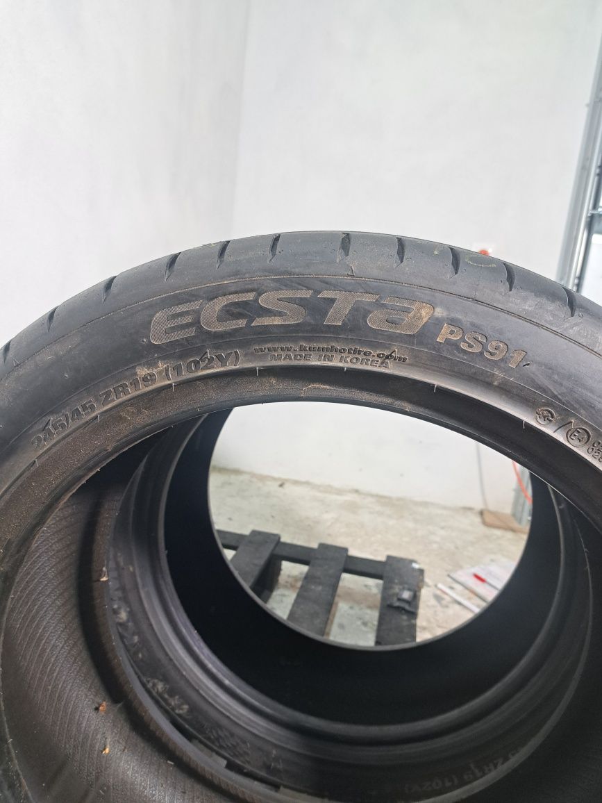 Шини колеса 245 45 R19 KUMHO Ecsta PS91 резина покришки Літо