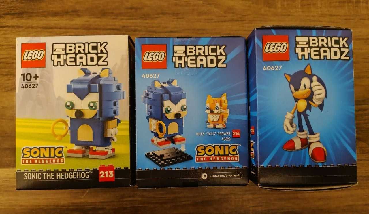 Конструктор LEGO BRICK HEADZ 40627 Ежик Соник (139 Детали)