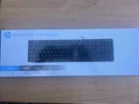 HP Wired Desktop 320K Keyboard klawiatura Biuro USB Czarny