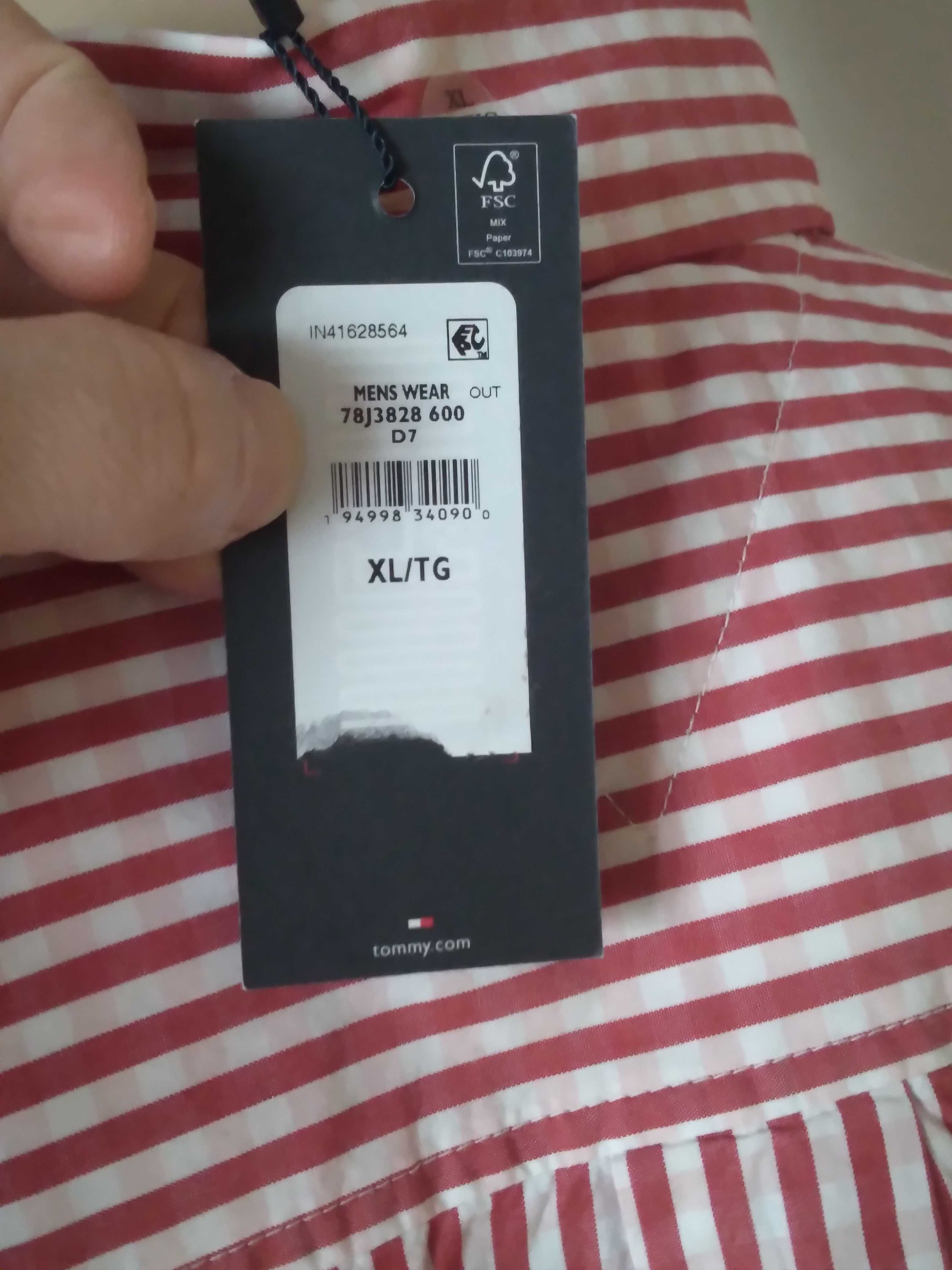 Koszula w kratkę męska Tommy Hilfiger XL