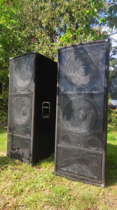 Potężne głośniki estradowe 1200 W kolumny 2 sztuki