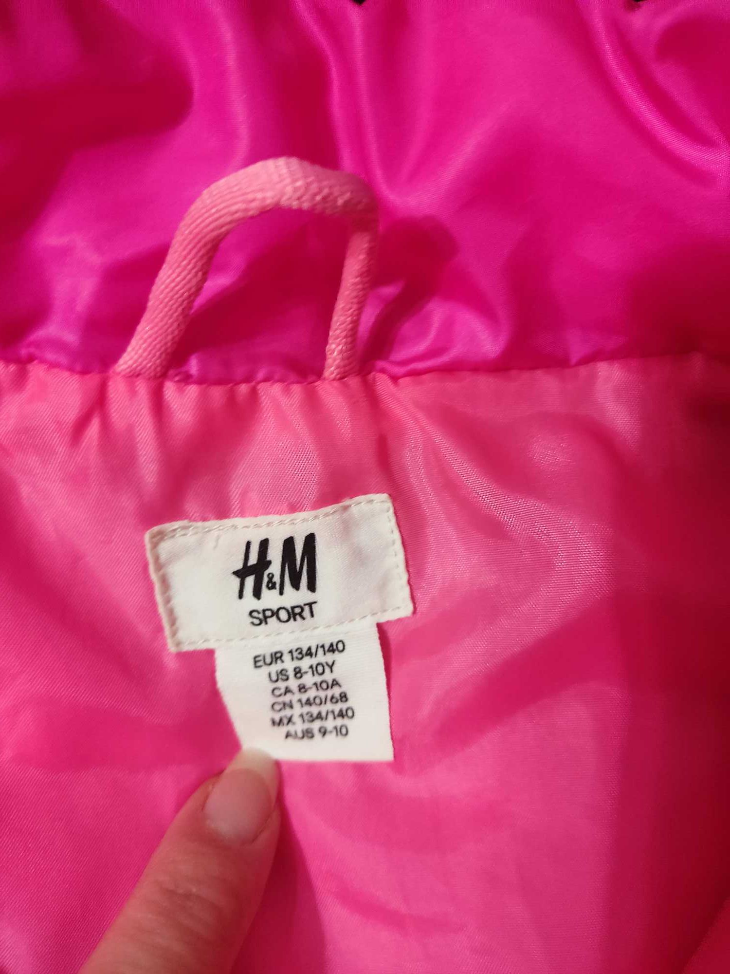Bezrękawnik kamizelka różowa 134/140 H&M
