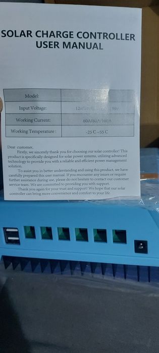 Controlador de carga MPPT 100A NOVO