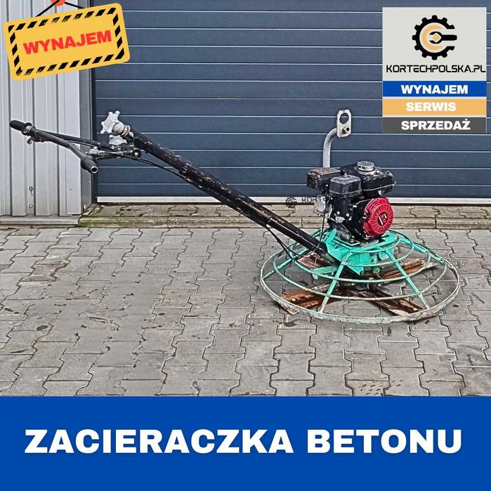 Wynajem zacieraczka do betonu spalinowa Whiteman zacieraczki łopatkowa
