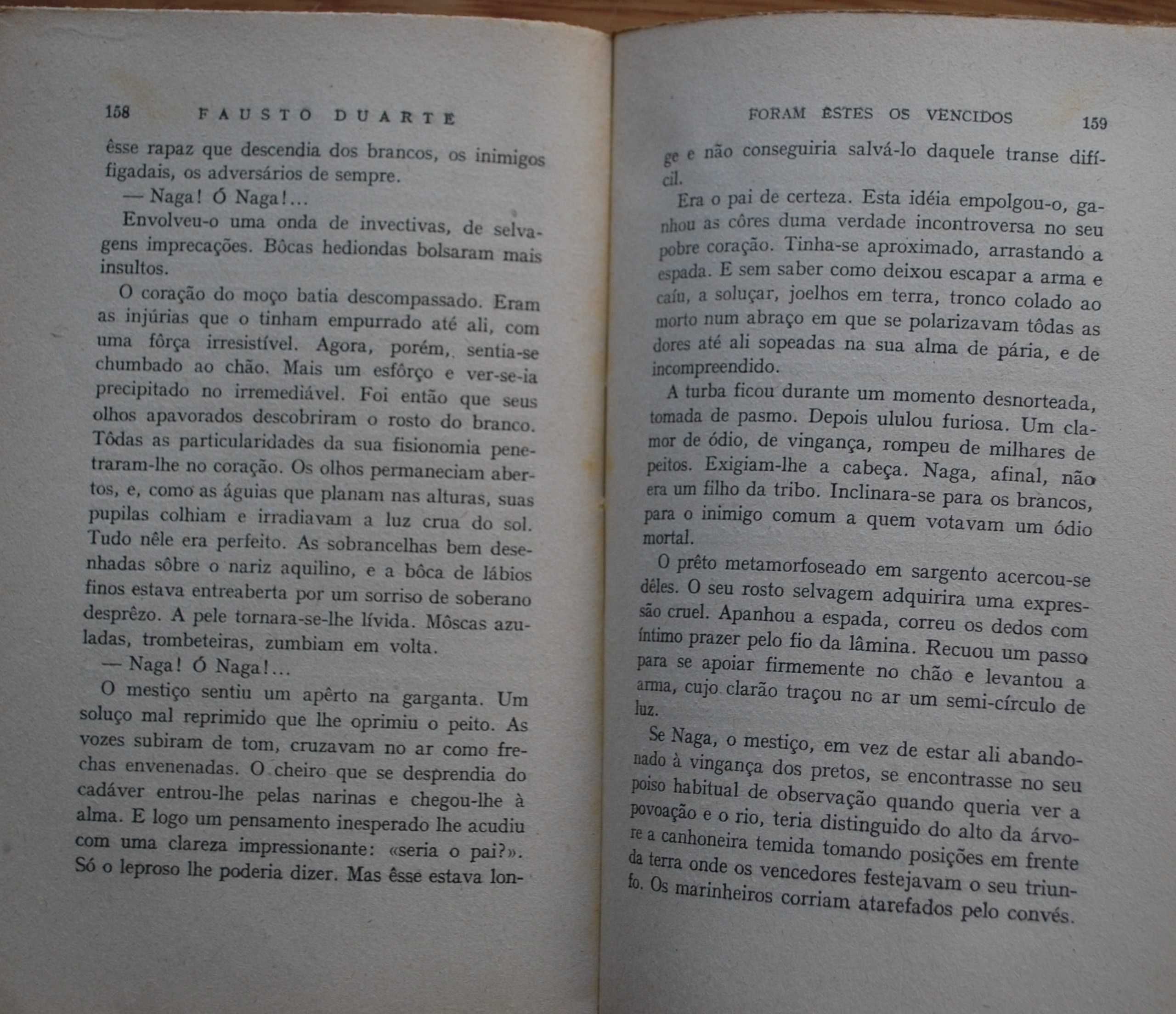 Foram Estes Os Vencidos de Fausto Duarte - 1º Edição 1945