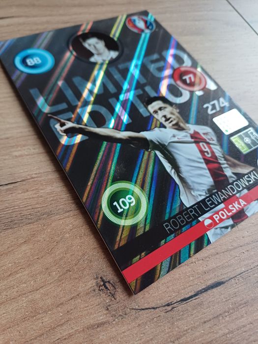 Karta Euro 2016 Lewandowski XXL 10 x 14 cm Limited Edition Adrenalyn