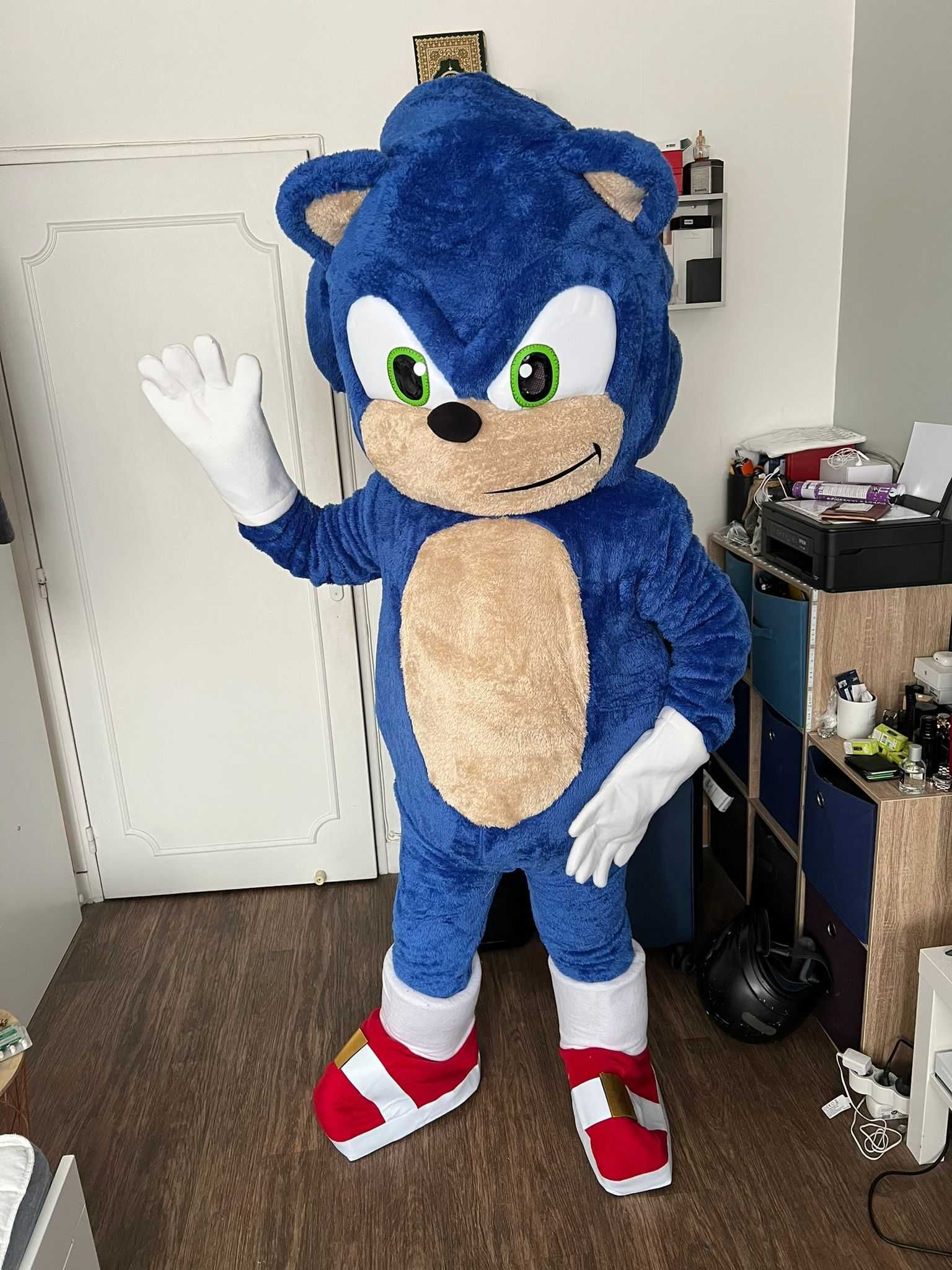 Chodząca maskotka sonic