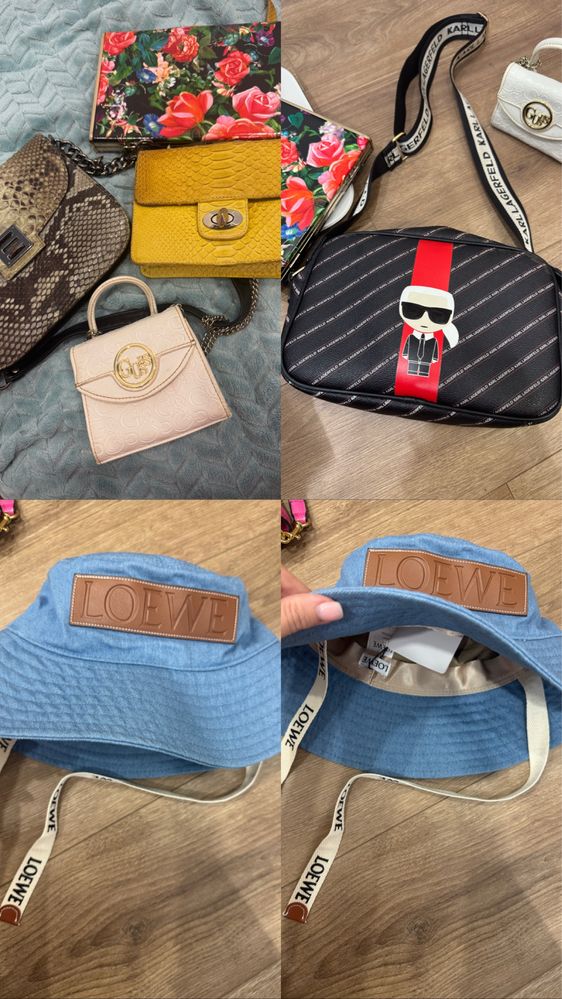 Сумки стан ідеал versace jeans , karl , guess , питонові , з крокодила
