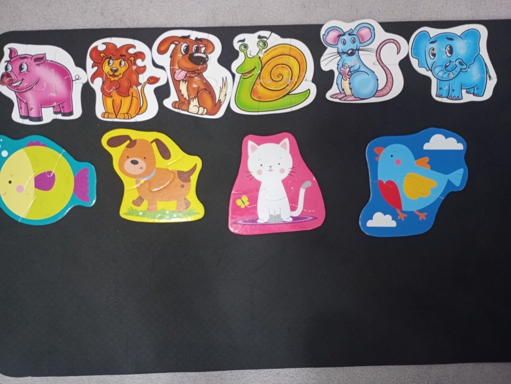 Książki gry układanki puzzle dla dzieci WYPRZEDAŻ