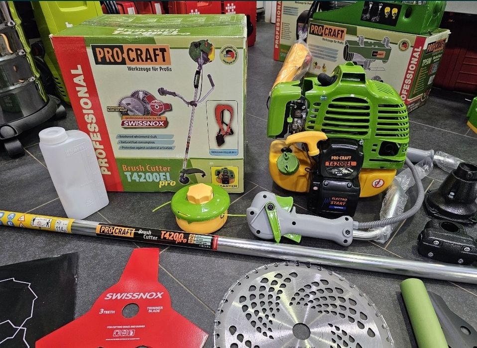 3 Ножа Бензокоса ProCraft Бензиновая Коса Мощная Триммер Гарантия