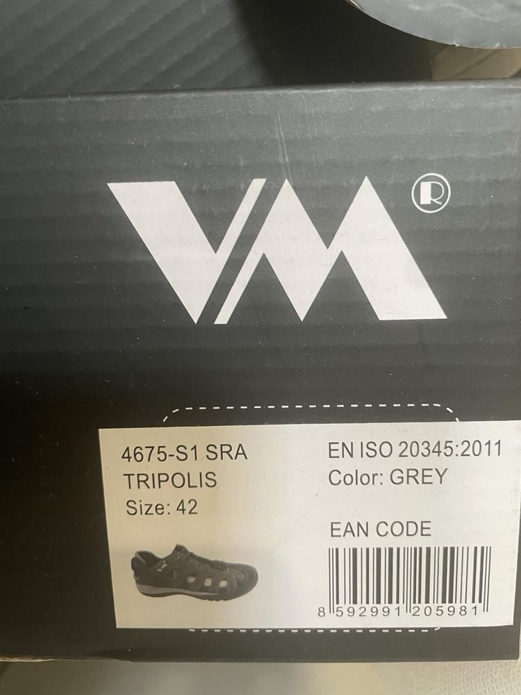 Buty robocze ochronne sandały bezpieczene VM Footwear Tripolis 4675-S1