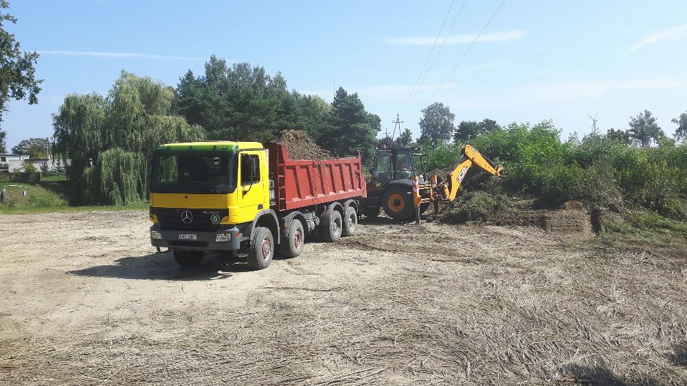 Usługi koparka, koparko-ładowarka, prace ziemne, wykopy, rozbiórki.