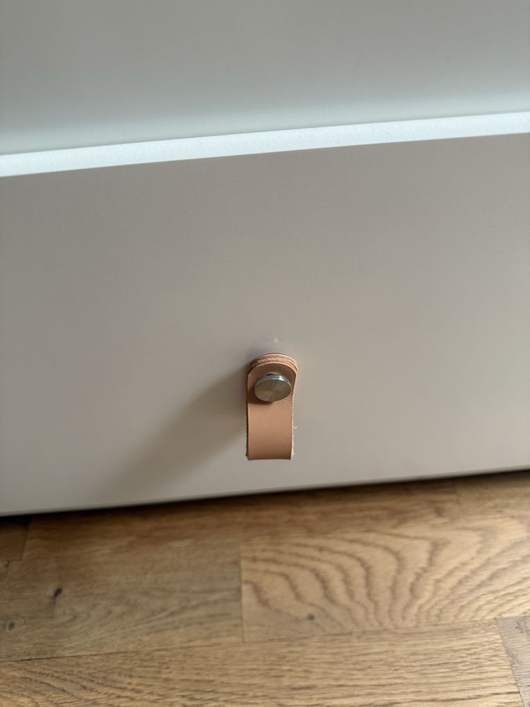 Łóżko Hemnes Ikea rozkładane dwa materace 162x209