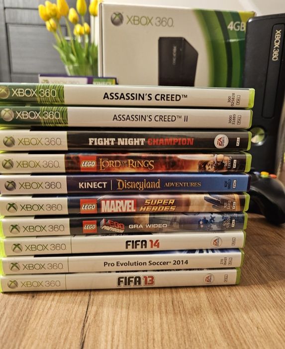 Xbox 360 plus gry