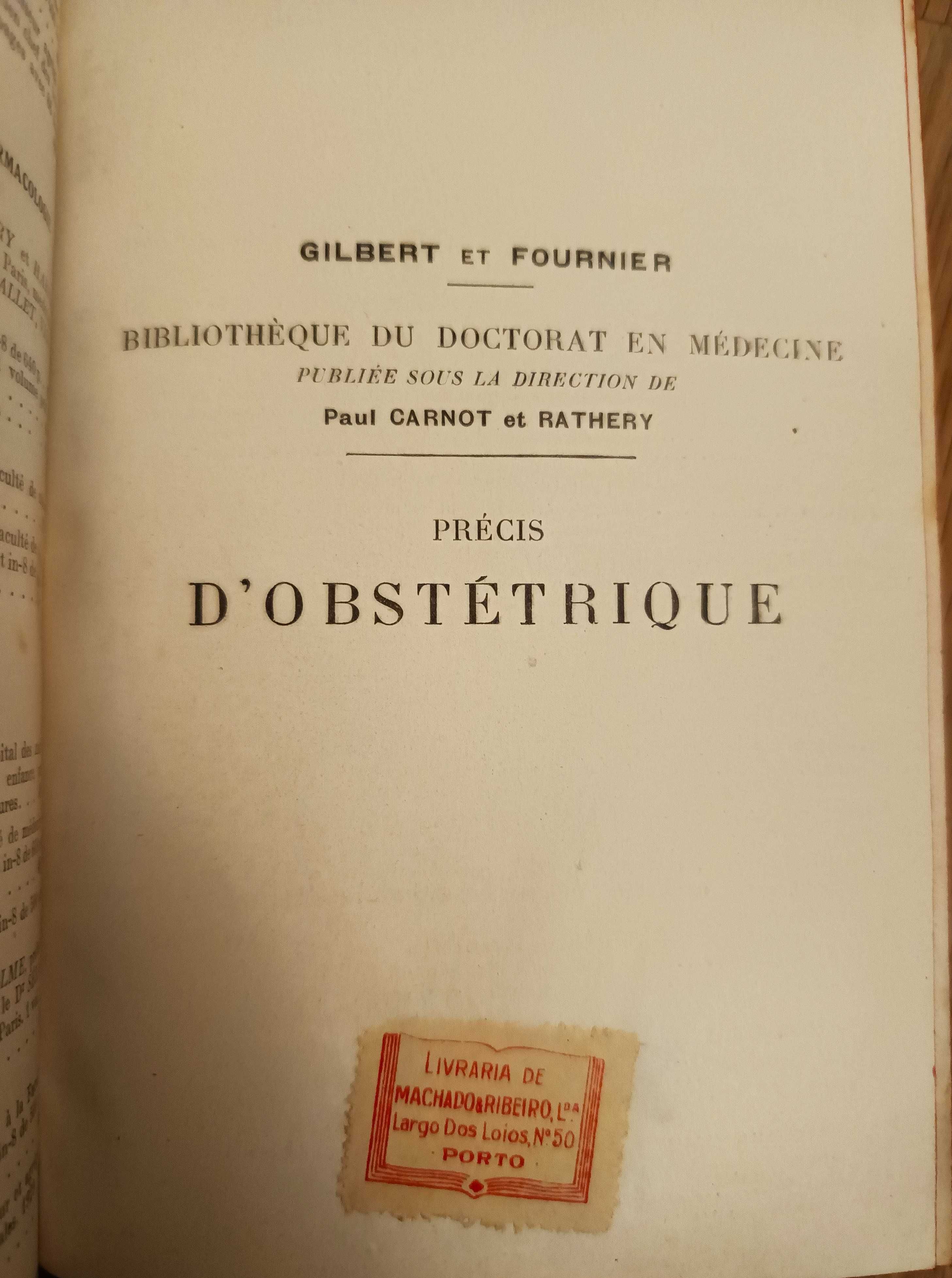 Obstétrique - Fabre (1931 - 2 Volumes)