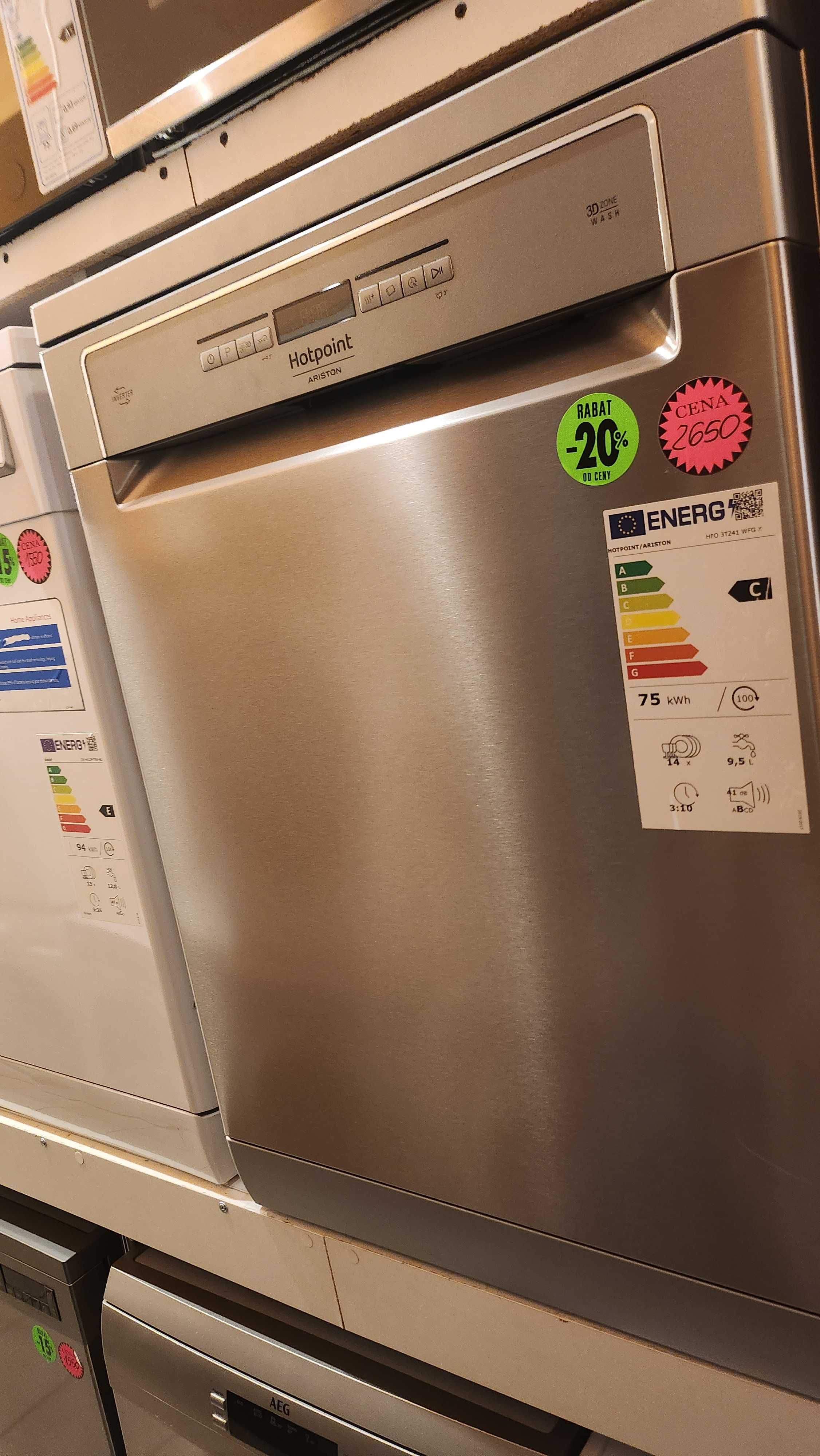 JANKI AGD Zmywarka Hotpoint Ariston HFO 3T241 WFG X