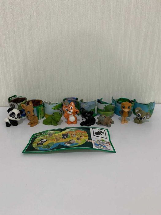 Серия животные киндер сюрприз