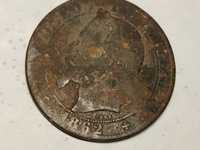 Moneta Francja, Napoleon III, 5 Centimes, 1862, Bordeaux