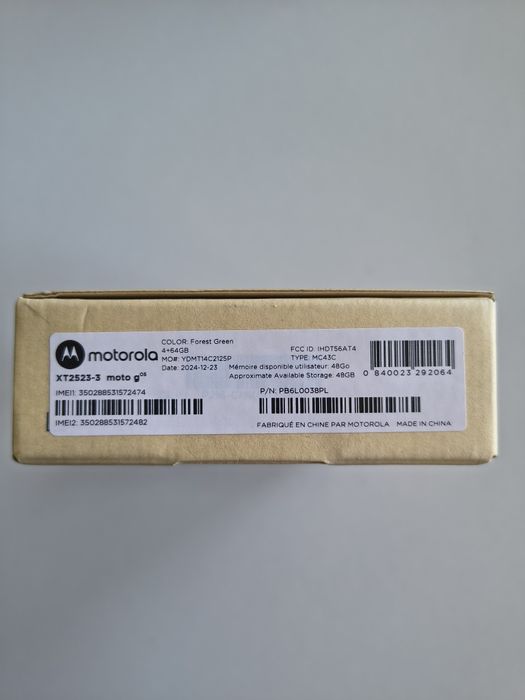 Motorola Moto g05  4+64GB Forest Green NOWY
