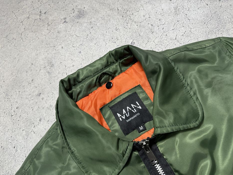 Мужская Курточка Бомбер Man Boohoo Хаки Идеал S-M Размер