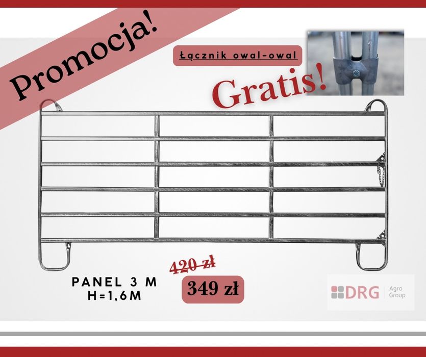 Panele ogrodzeniowe dla zwierząt, bydło, konie, TOP polski producent