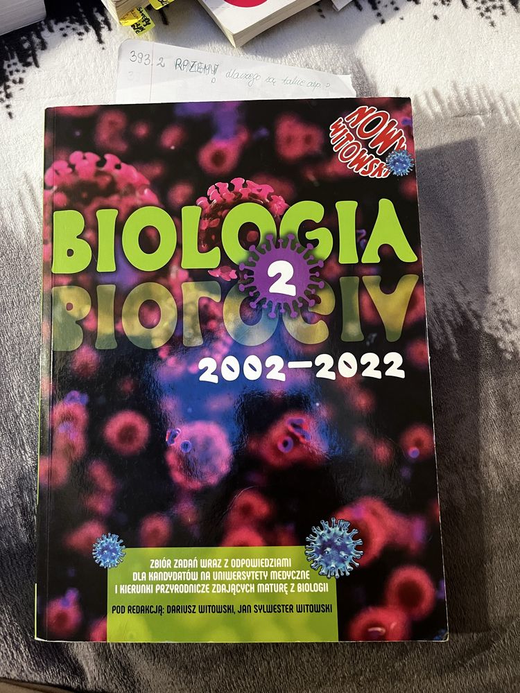Zbior zadan maturalnych biologia nowy Witowski