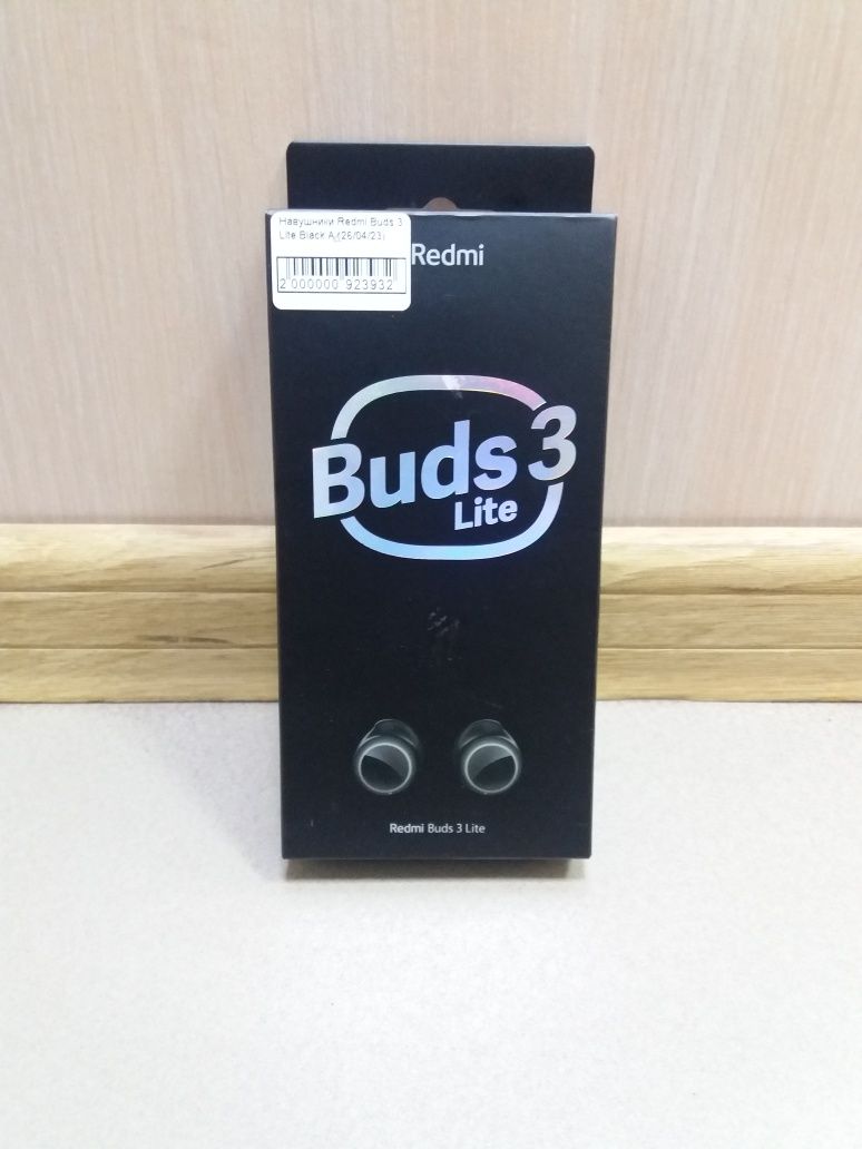 Навушники Xiaomi Redmi Buds 3 Lite Black TWS