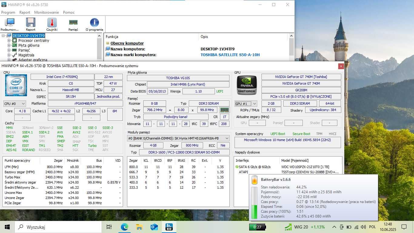 Toshiba Satellite S50-A /15,6"/ i7/ SSD120GB+HDD500GB/ RAM8GB/ GT740M