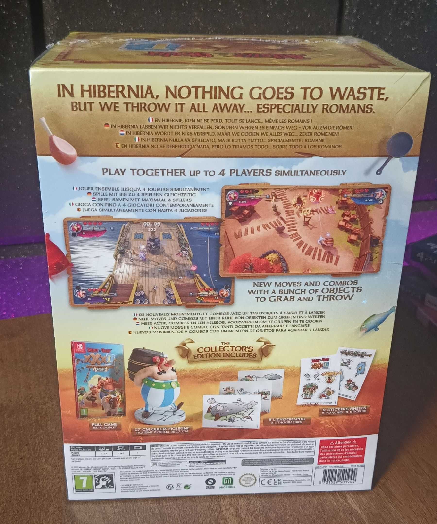 Asterix & Obelix XXXL: Baran z Hibernii Nintendo Switch kolekcjonerska