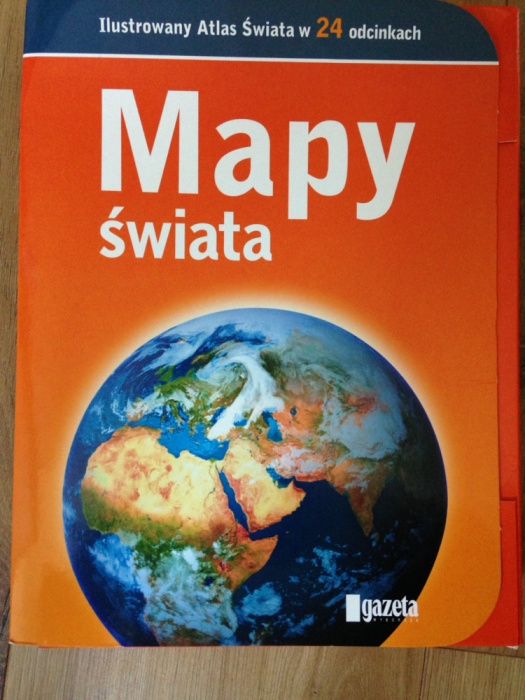 Ilustrowany Atlas Świata - mapy świata - 24 mapy