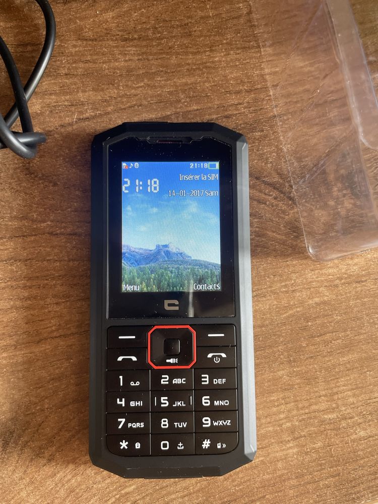 Telefon Spider X5 czarny