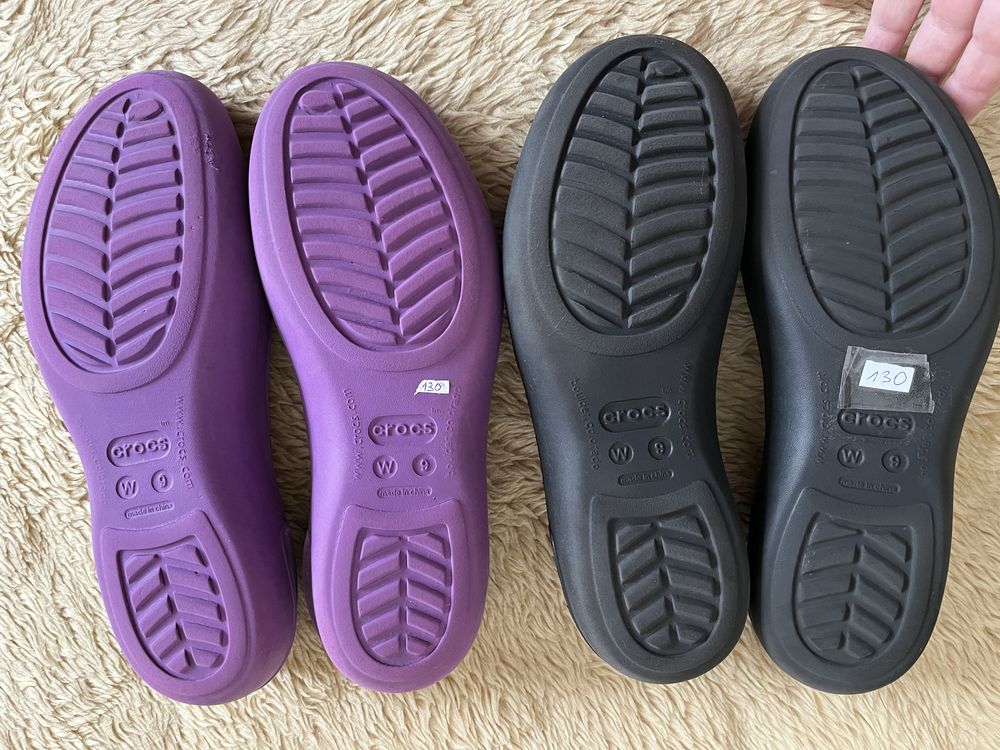 Baleriny Crocs W 9 wkładka ok.26 cm.
