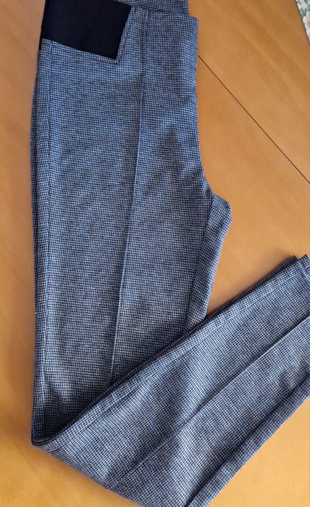 Legginsy narciary ze szwem
