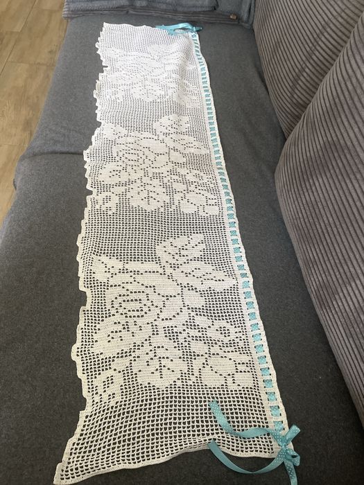 Zazdroska firanka rękodzieło