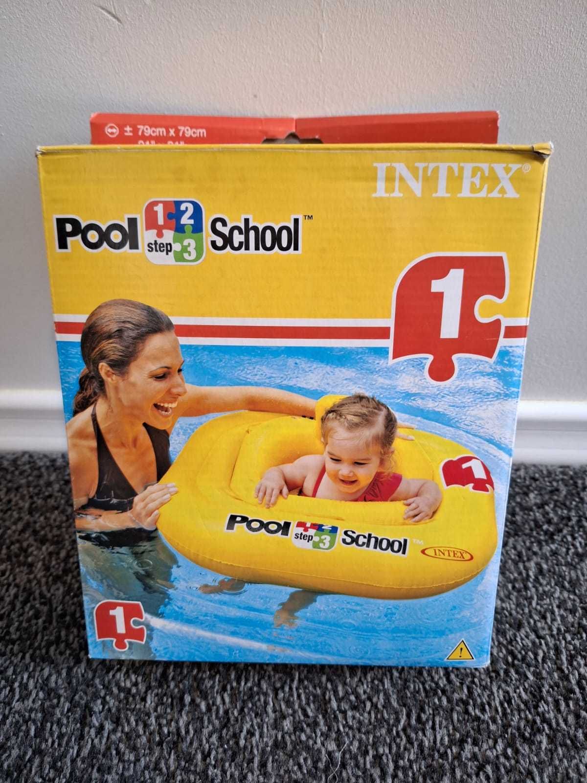 Dmuchany fotelik Intex Pool School do pływania dla dziecka