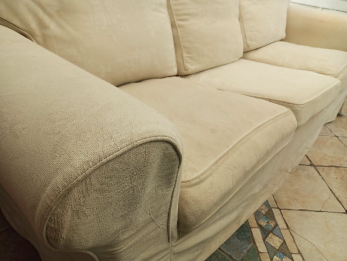 Bardzo wygodna kanapa EKTORP z Ikea sofa kolor ecru