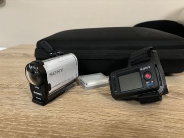 Sony Action Cam HDR-AS200V + pilot sterujacy + akcesoria