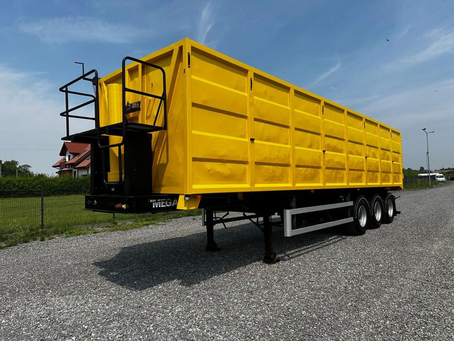 Mega / NACZEPA / WYWROTKA / 50M3 / STALOWA / DRZWI