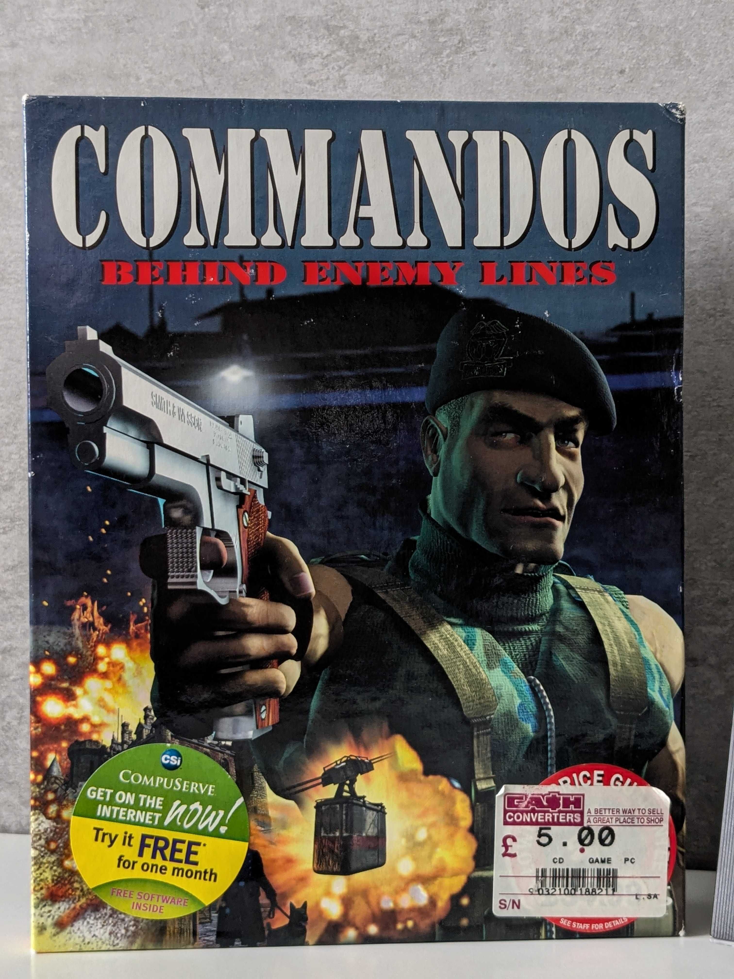 Gra Commandos: Behind Enemy Lines Big Box PC CD ENG z 1998 r.
