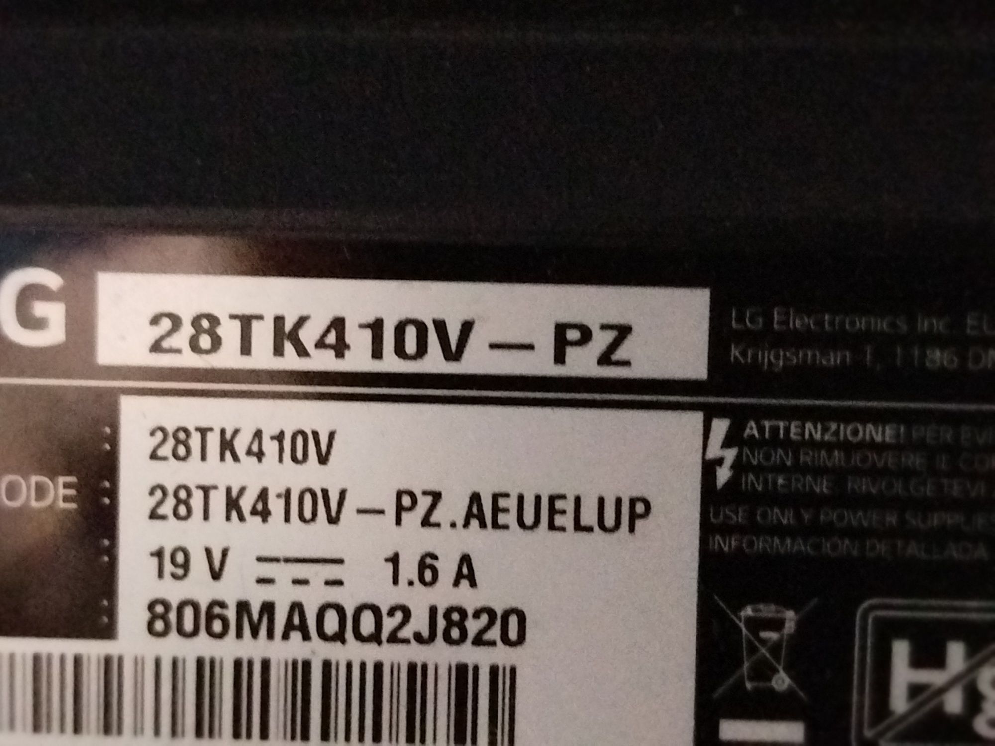 LCD LG 28 polegadas totalmente funcional