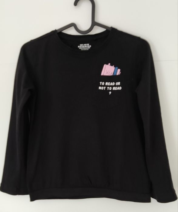 T-shirt rozm. 140, reserved, bluzeczka czarna