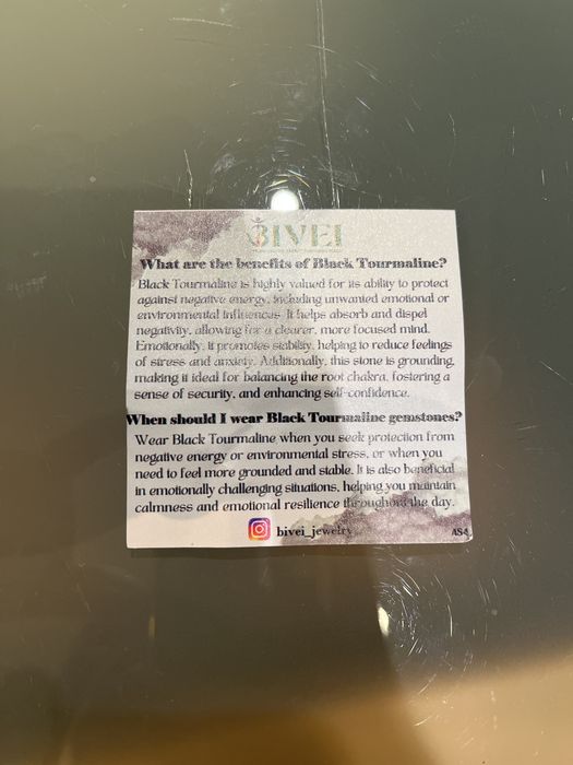 Pulseira Homem black tourmaline