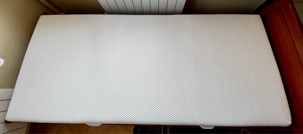 Materac piankowy 90x200, średnio twardy, IKEA, ABYGDA